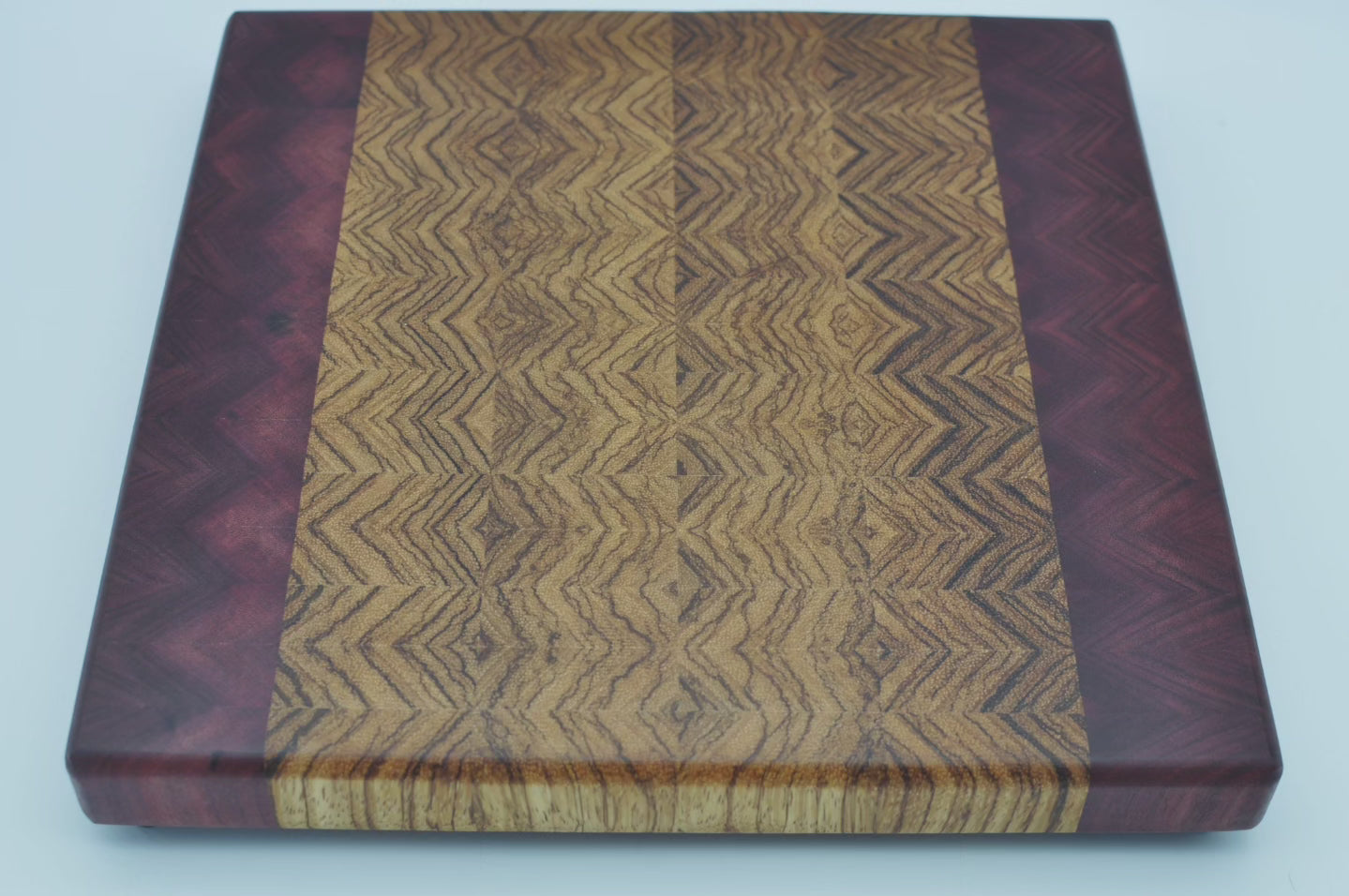 Zebrawood and Purple Heart Cutting board