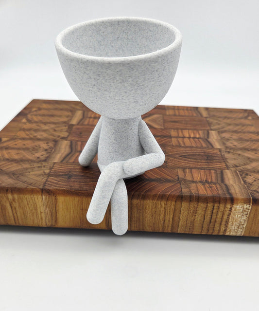 Cross Legged Person Succulent Planter