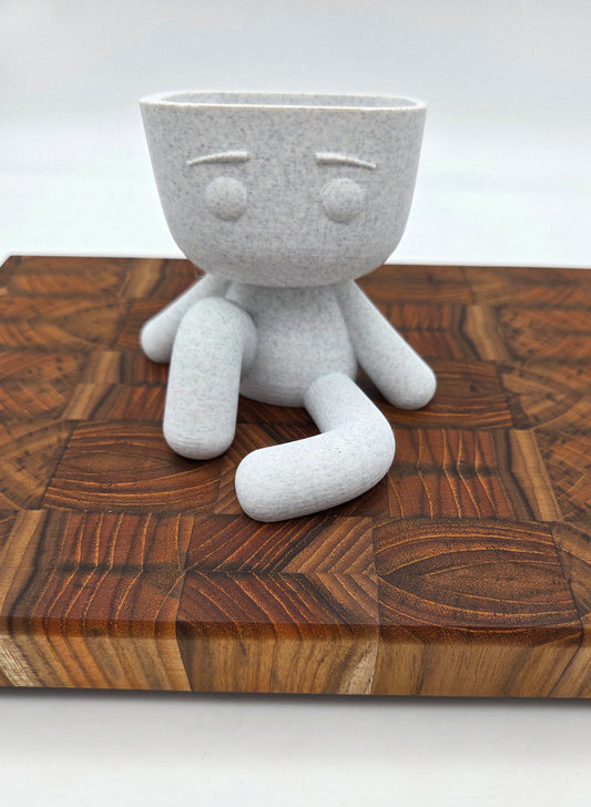 Laid-Back Person Succulent Planter