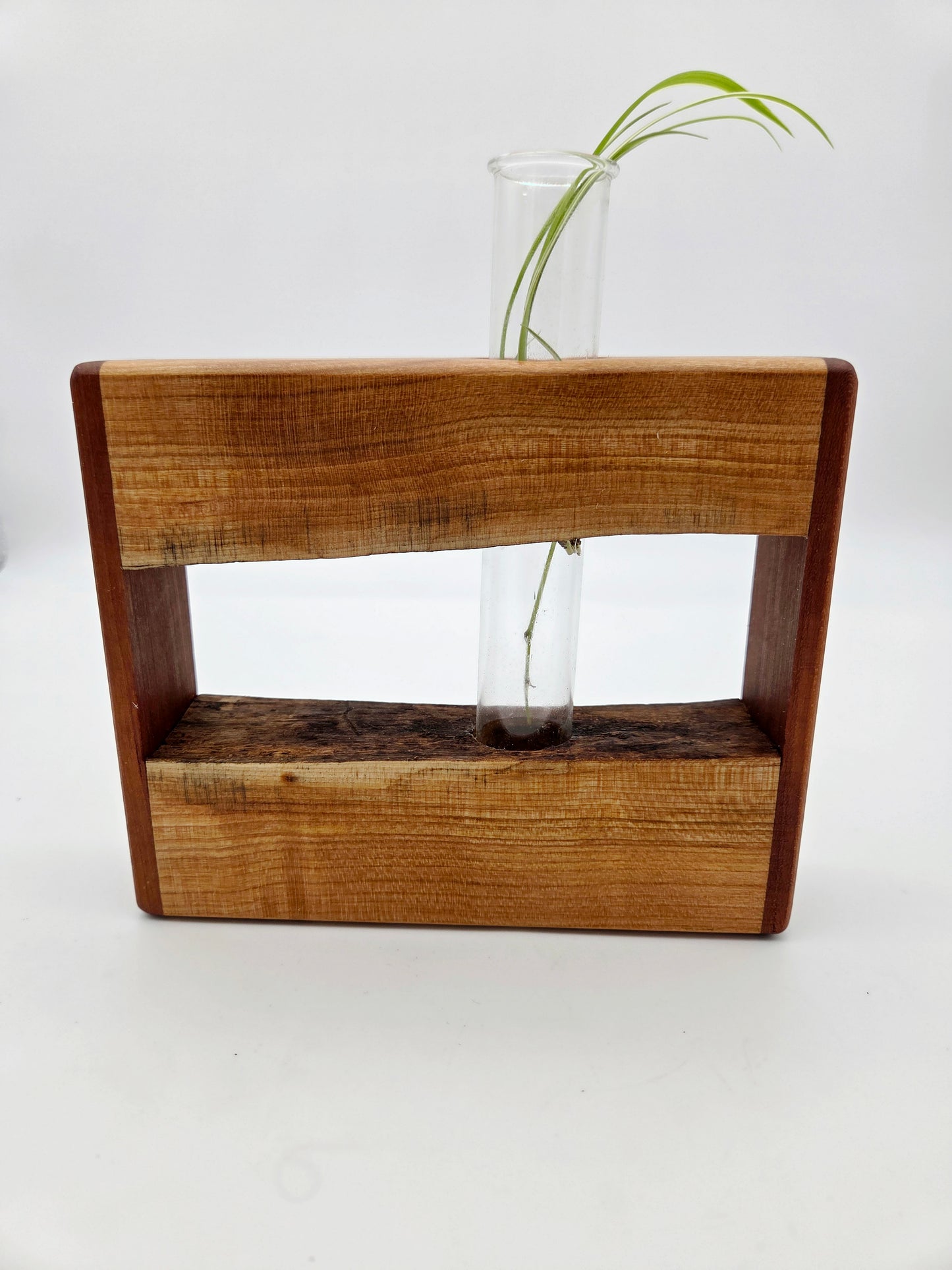 Cherry Wood Bud Vase