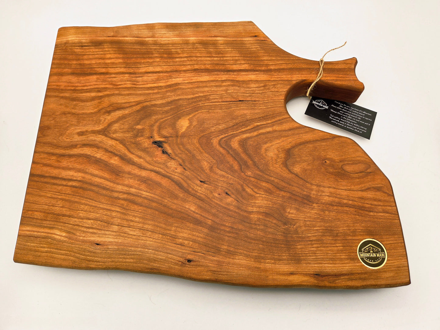 Cherry Charcuterie Board open handle