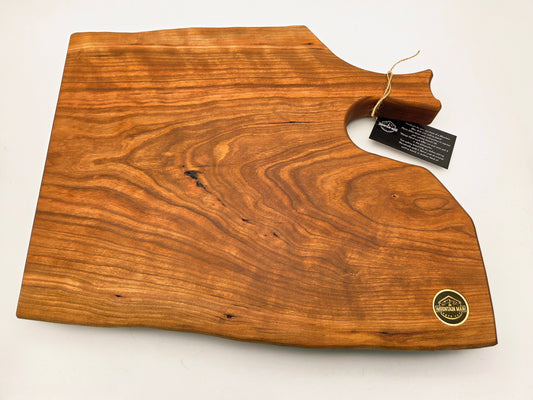 Cherry Charcuterie Board open handle