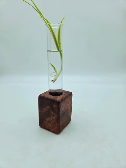 Black Walnut Bud Vase Block